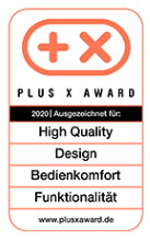 plus x award hign quality design 2020 